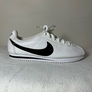 Nike Cortez Youth Classic White and Black Sneakers